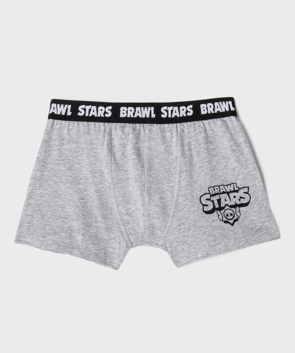 Boxers imprimés avec large ceinture garçon (lot de 2) - Brawl Stars vue3 - BRAWL STARS - GEMO