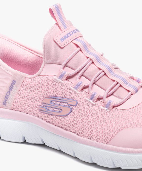 Baskets fille en mesh et à enfiler Slip ins Summits - Skechers vue6 - SKECHERS - GEMO