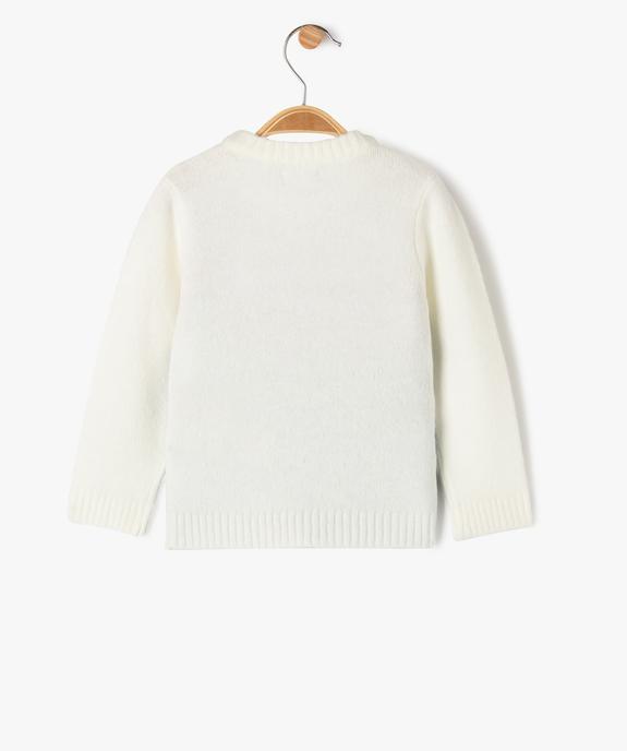 Pull en maille avec motif voiture bébé garçon - GEMO(BEBE DEBT) Pull en maille avec motif voiture bébé garçon vue4 - GEMO(BEBE DEBT) - GEMO