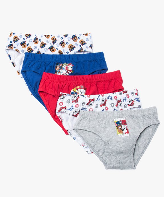 Lot de 5 slips imprimés - La Pat' Patrouille vue1 - PAT PATROUILLE - GEMO