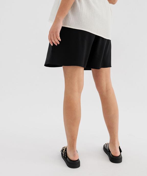 Short ample en viscose spécial maternité vue3 - GEMO 4G MATERN - GEMO