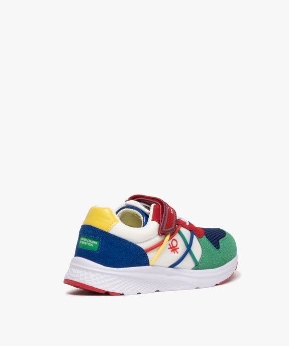 Baskets garçon retro running colorées - Benetton vue4 - BENETTON - GEMO
