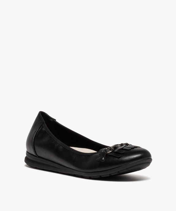 Ballerines femme unies dessus patte mexicaine vue2 - GEMO(URBAIN) - GEMO
