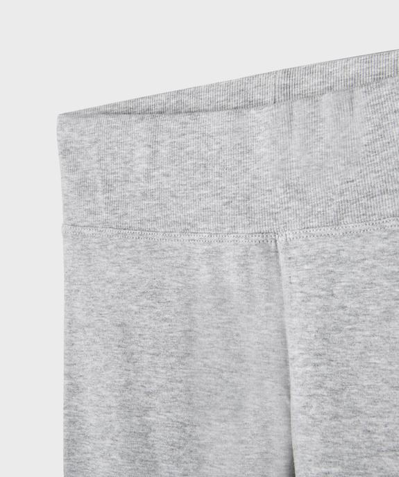 Pantalon de jogging coupe flare fille vue3 - GEMO 4G FILLE - GEMO