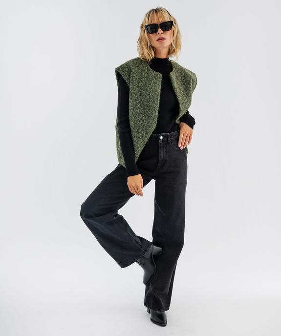 Gilet sans manches coupe oversize femme vue4 - GEMO(FEMME PAP) - GEMO