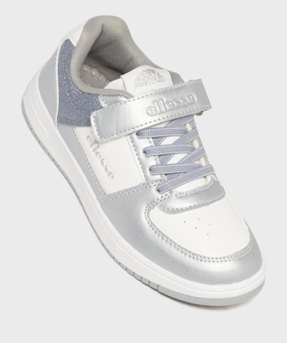 Baskets à scratch en matière métallisée et paillettes fille - Ellesse vue5 - ELLESSE - GEMO