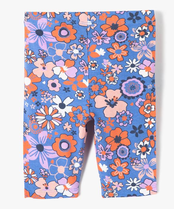 Legging bébé fille court à motifs vue3 - GEMO(BEBE DEBT) - GEMO