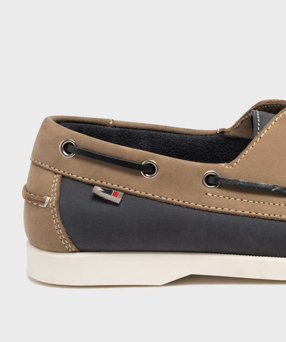 Chaussures bateau bicolore - Tanéo vue6 - TANEO - GEMO