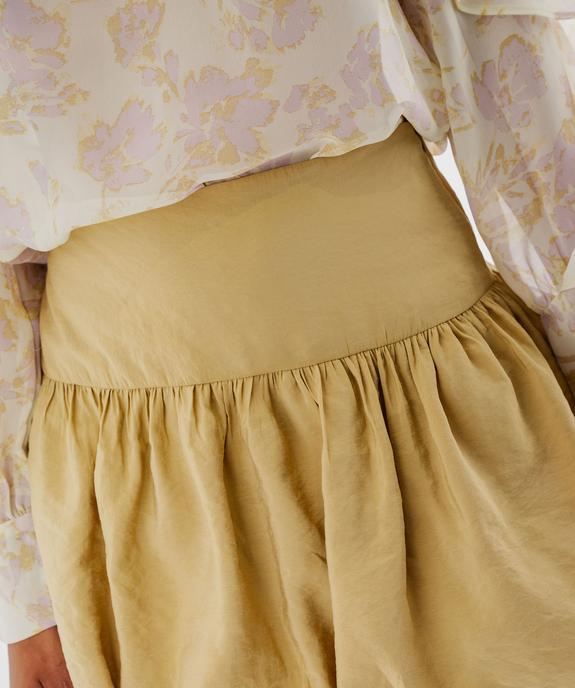 Jupe courte et fluide forme boule femme vue2 - GEMO(FEMME PAP) - GEMO