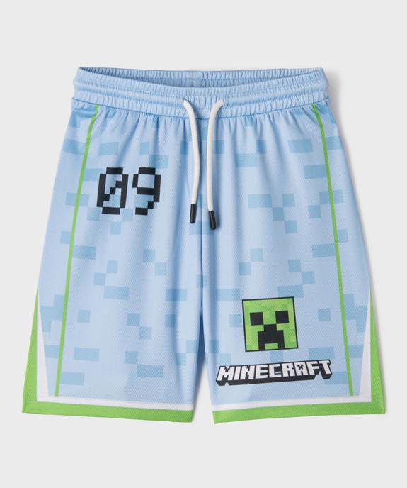 Bermuda de sport imprimé garçon - Minecraft vue1 - MINECRAFT - GEMO