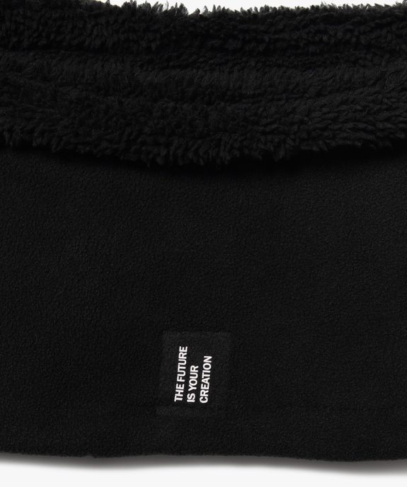 Snood en polaire doublé sherpa garçon vue2 - GEMO (JUNIOR) - GEMO