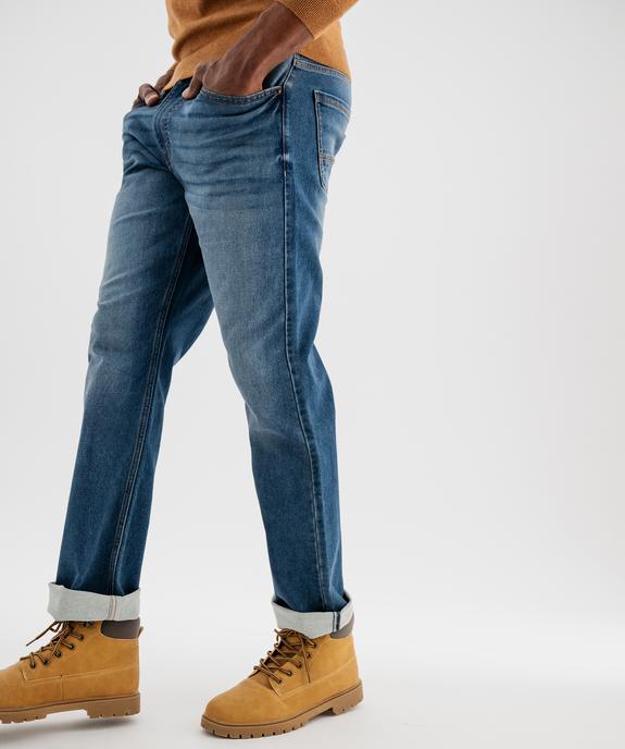 Jean regular en denim stretch homme vue3 - GEMO 4G HOMME - GEMO