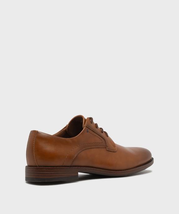 Derbies à garants perforés et bout amande homme  vue5 - MARIO BALDANO - GEMO