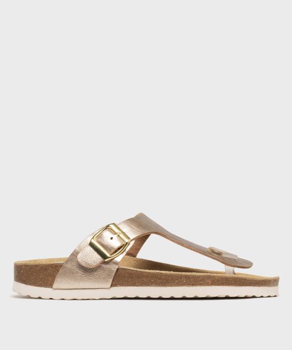 Sandales à entredoigt et semelle intérieure cuir anatomique femme - Valentina Baldano vue1 - VALENTINA BALDA - GEMO