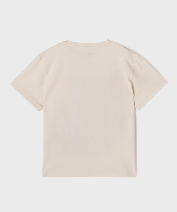 Tee-shirt manches courtes à motif exotique garçon vue4 - GEMO 4G GARCON - GEMO