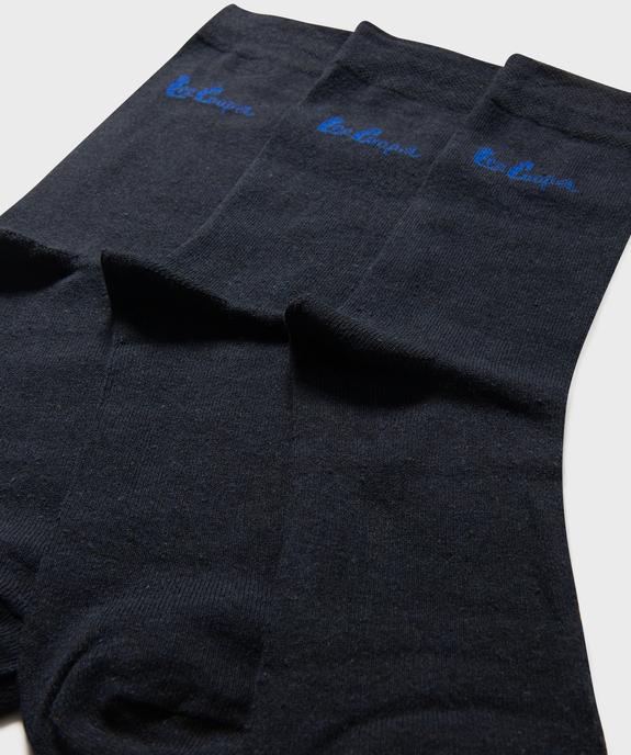 Chaussettes unies homme (lot de 3) - Lee Copper vue2 - LEE COOPER - GEMO