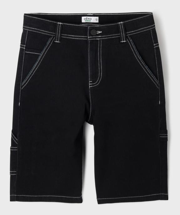 Bermuda skater avec taille ajustable garçon vue2 - GEMO (JUNIOR) - GEMO