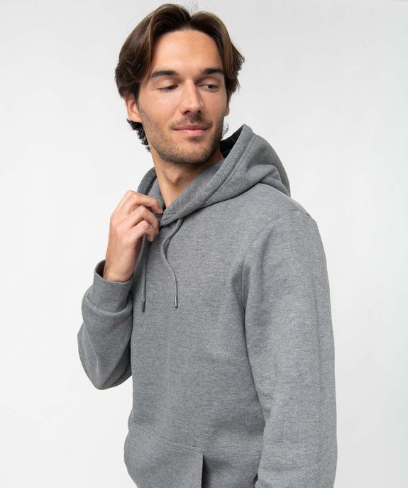 Sweat à capuche intérieur molletonné homme vue2 - GEMO 4G HOMME - GEMO