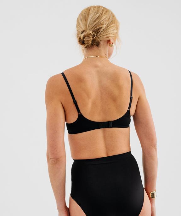 Soutien-gorge corbeille en microfibre femme vue3 - GEMO(HOMWR FEM) - GEMO