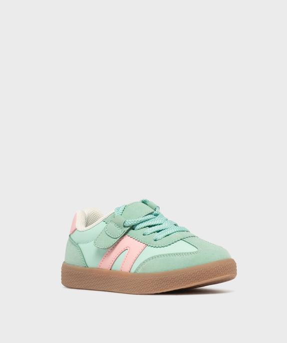 Baskets à scratch et lacets fantaisie fille - Lovely Wings vue2 - LOVELY WINGS - GEMO