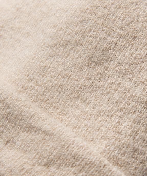 Bonnet uni à revers femme vue2 - GEMO 4G FEMME - GEMO
