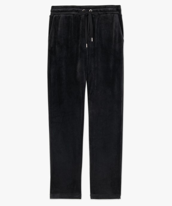 Pantalon femme large en velours ras vue4 - GEMO(FEMME PAP) - GEMO