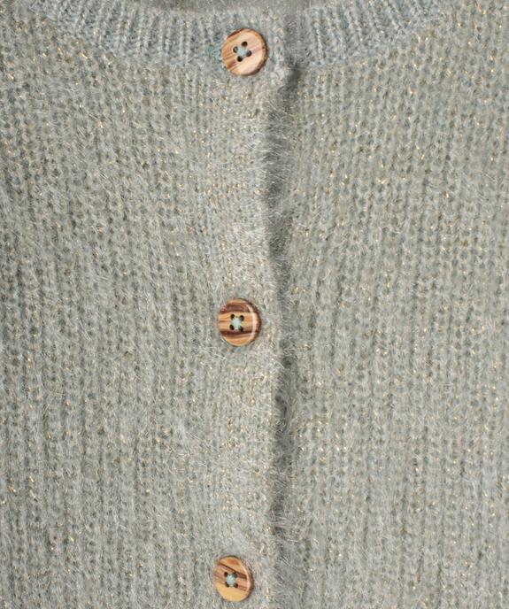 Gilet bébé fille en maille douce pailletée vue2 - GEMO(BEBE DEBT) - GEMO