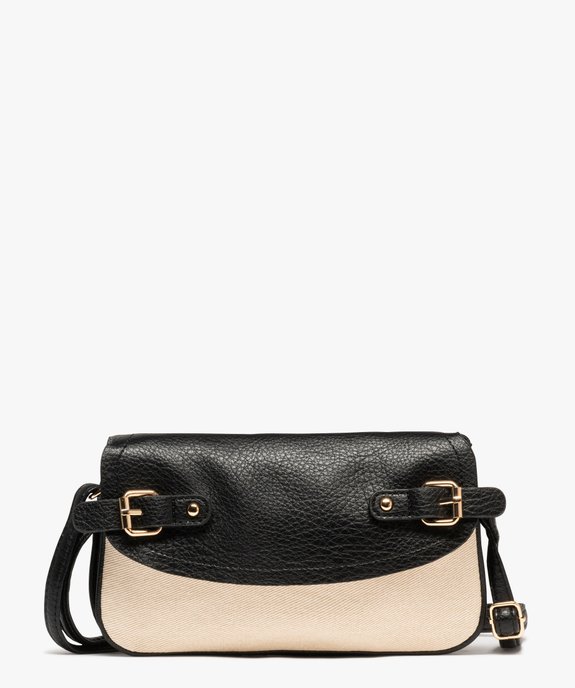 Sac besace forme pochette en toile pailletée femme vue1 - GEMO (ACCESS) - GEMO