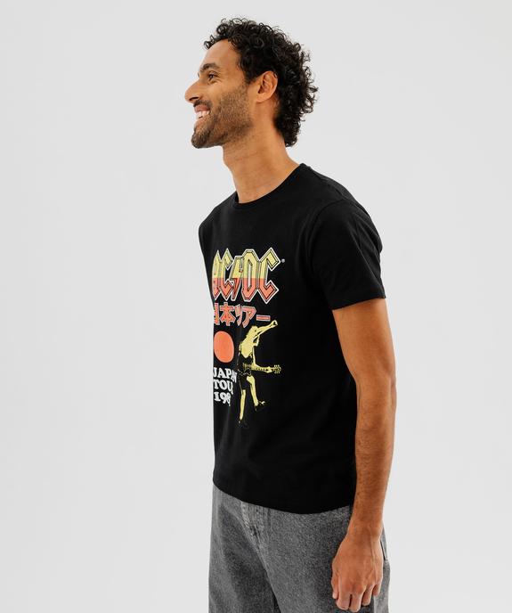 Tee-shirt manches courtes avec motif multicolore homme - AC DC vue1 - ACDC - GEMO
