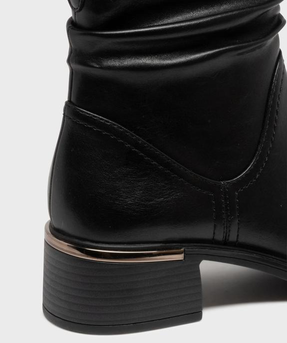 Bottines avec tige effet drapé femme - Valentina Baldano vue6 - VALENTINA BALDA - GEMO