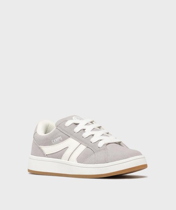 Baskets basses skateshoes en suédine garçon - Camps United vue2 - CAMPS - GEMO