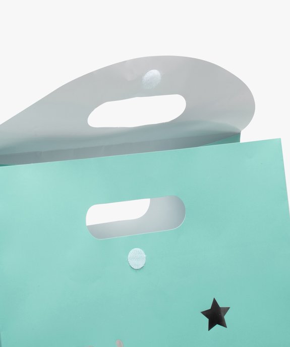 Sac cadeau bébé garçon avec inscription scintillante vue2 - GEMO (ACCESS) - GEMO