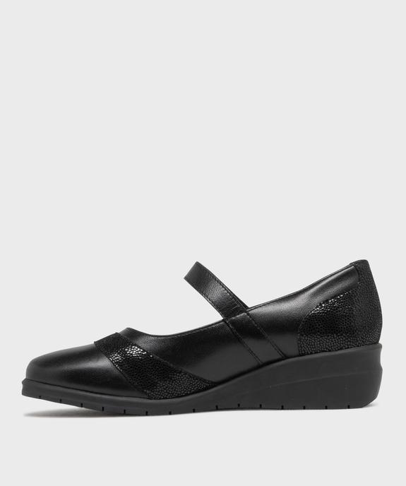 Babies confort à talon compensé femme vue3 - G'FLEX GEMO FOR GOOD - GEMO