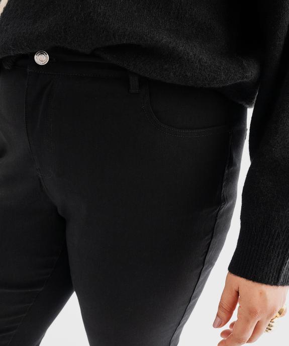 Pantalon regular en viscose stretch femme grande taille vue8 - GEMO (G TAILLE) - GEMO