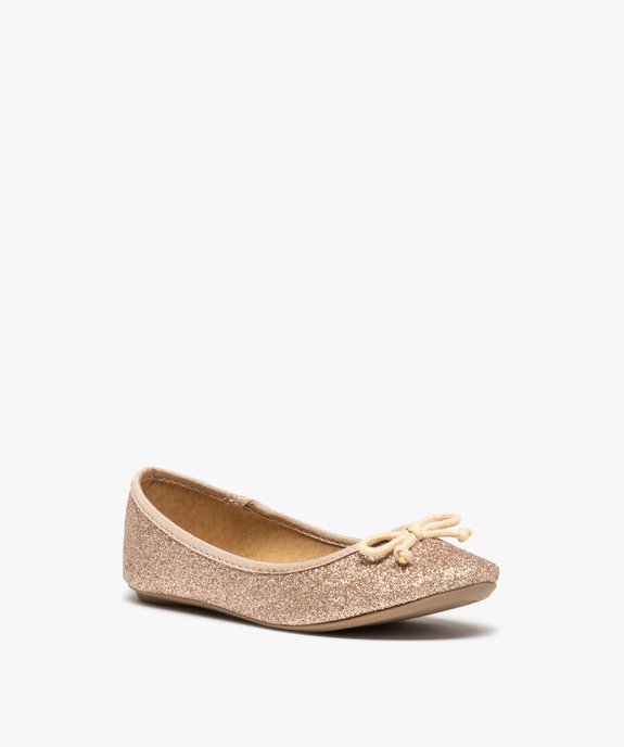 Ballerines fille pailletées avec nœud décoratif vue2 - GEMO (ENFANT) - GEMO