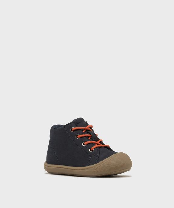 Chaussures premiers pas à lacets et zip bébé garçon – Buggy Shoes vue2 - BUGGY - GEMO