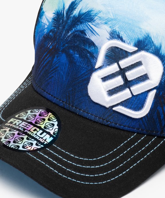 Casquette garçon imprimé palmiers - Freegun vue2 - FREEGUN - GEMO