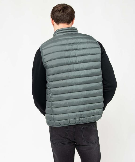 Blouson homme matelassé sans manches vue3 - GEMO 4G HOMME - GEMO