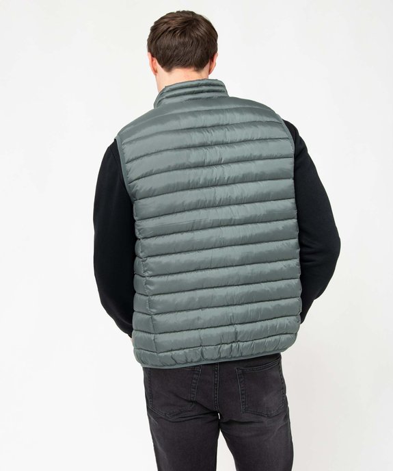 Blouson homme matelassé sans manches vue3 - GEMO 4G HOMME - GEMO