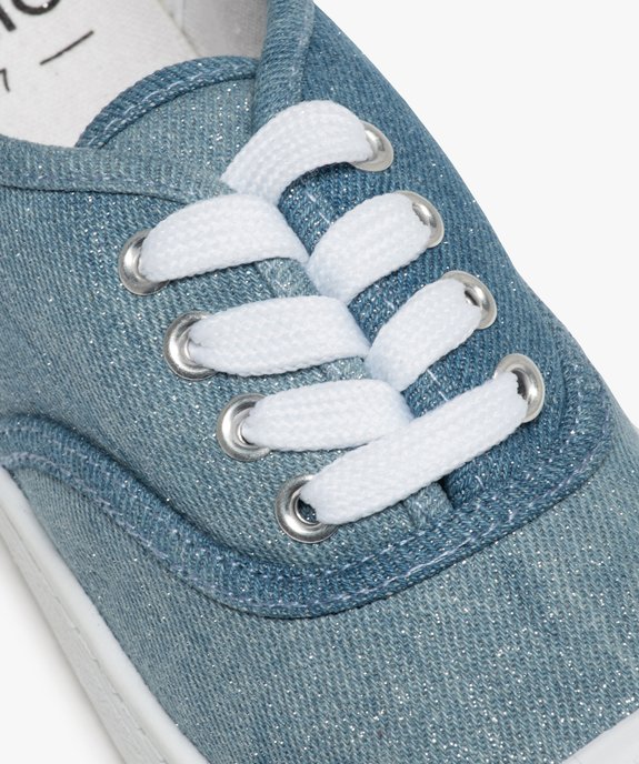 Tennis femme en toile denim et bout renforcé vue6 - GEMO (SPORTSWR) - GEMO