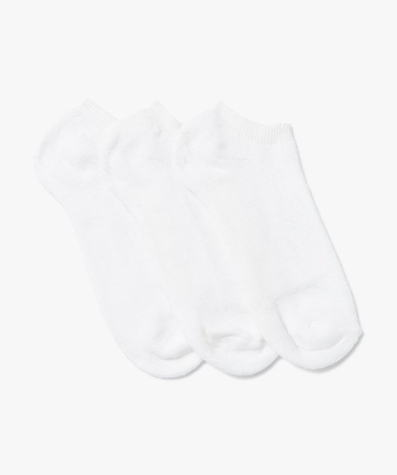 Chaussettes homme ultra courtes unies (lot de 3) vue1 - 1E PRIX BY GEMO - GEMO