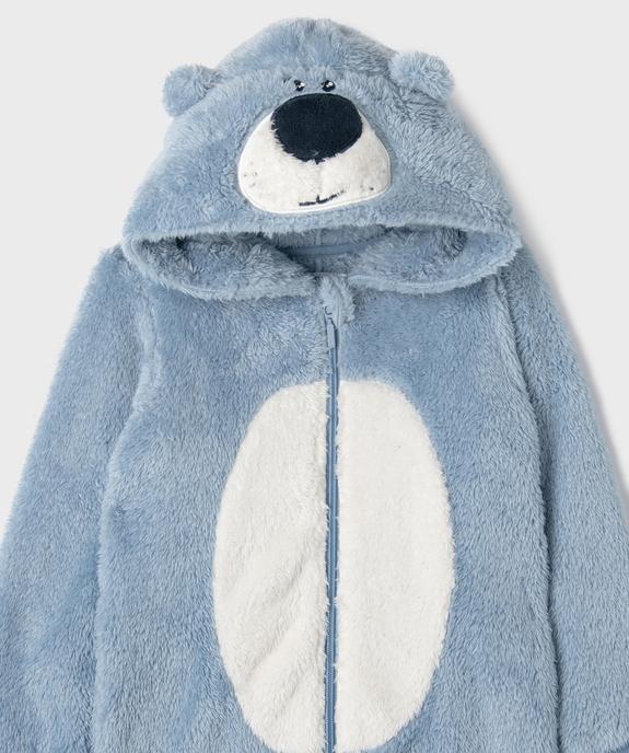 Combinaison pyjama en fourrure imitation motif ours garçon - GEMO (ENFANT) Combinaison pyjama en fourrure imitation motif ours garçon vue2 - GEMO (ENFANT) - GEMO