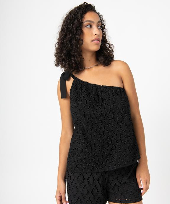 Blouse femme sans manche coupe asymétrique vue1 - GEMO(FEMME PAP) - GEMO