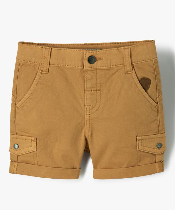 Short bébé garçon extensible look baroudeur vue1 - GEMO(BEBE DEBT) - GEMO