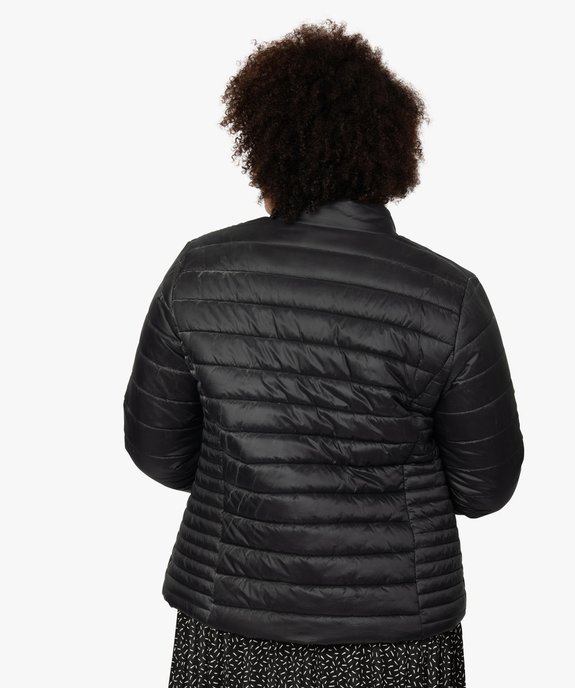 Blouson femme grande taille matelassé à col montant vue3 - GEMO (G TAILLE) - GEMO