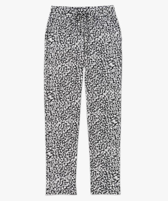 Pantalon de pyjama fluide femme vue4 - GEMO 4G FEMME - GEMO