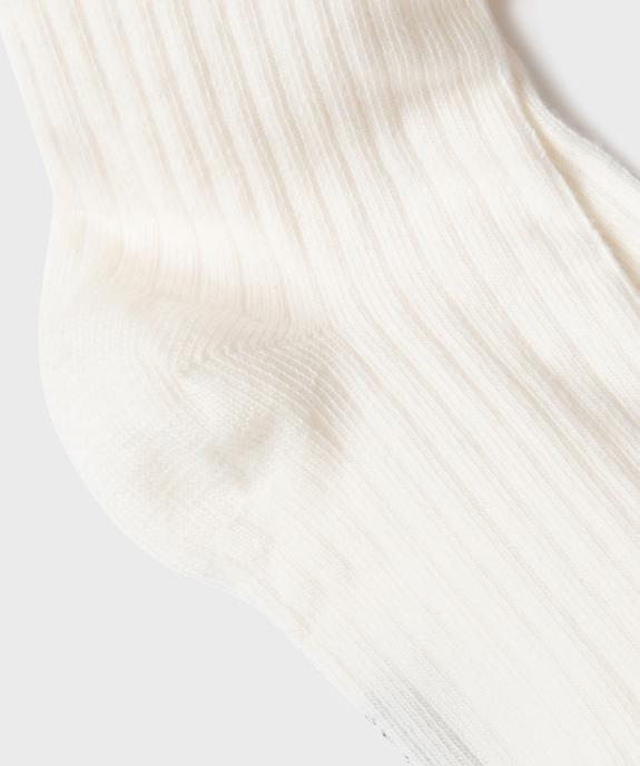 Collant uni en maille côtelée fille vue2 - GEMO 4G FILLE - GEMO