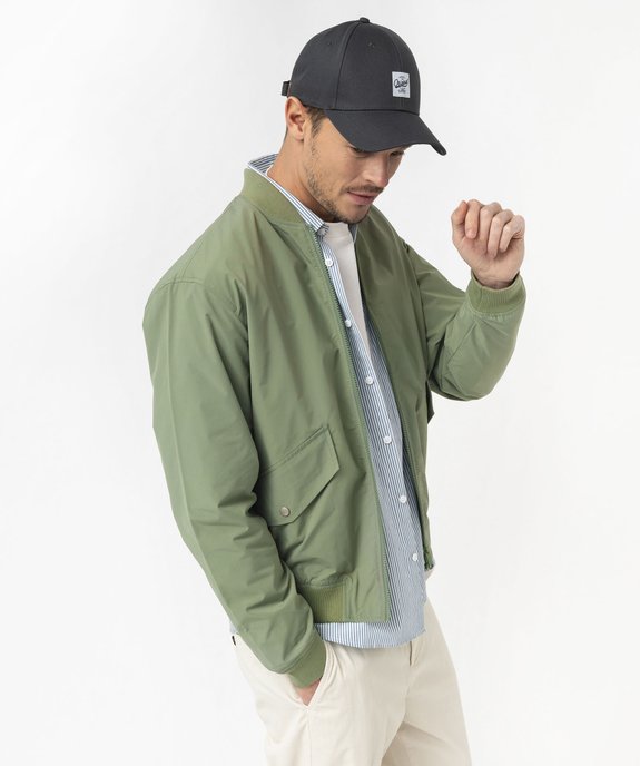 Blouson bomber zippé léger homme vue2 - GEMO (HOMME) - GEMO