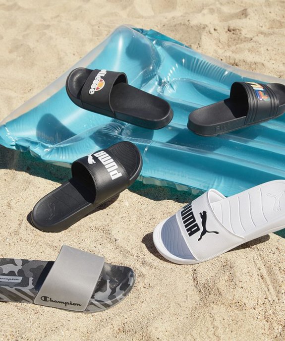 Mules de piscine homme unies - Ellesse vue6 - ELLESSE - GEMO