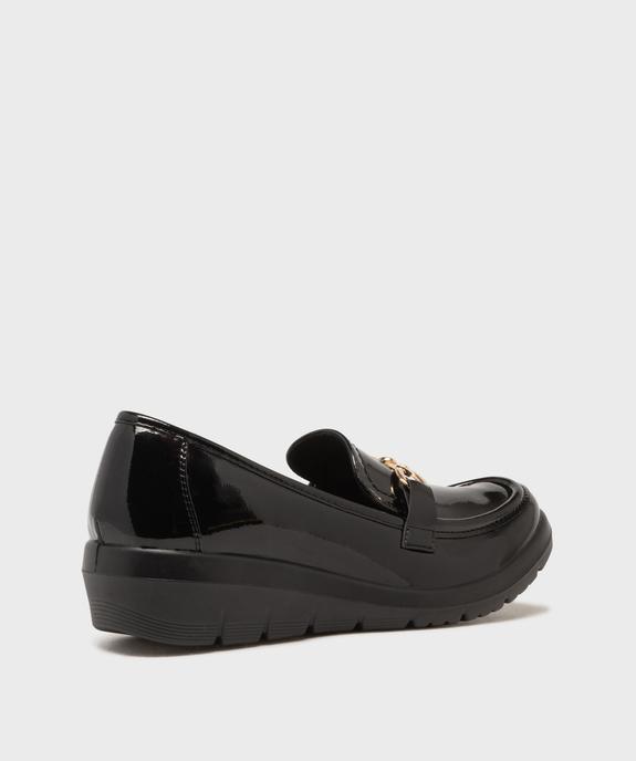 Mocassins vernis à talon compensé souples et légers gamme confort femme - g'flex vue4 - G'FLEX - GEMO